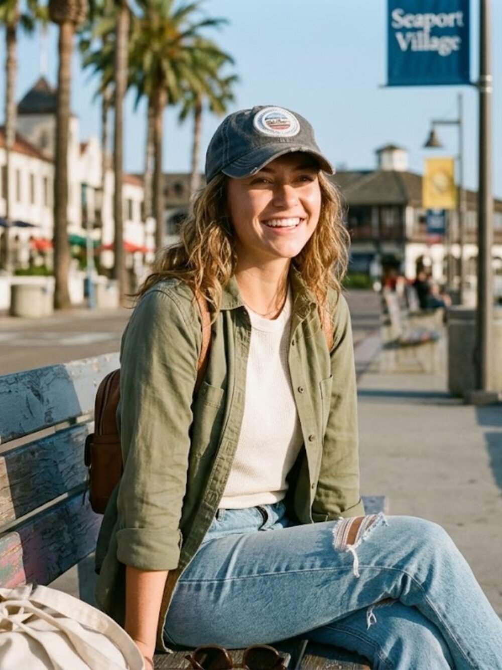 Robin Ruth San Diegoโ Strapback Adjustable Hat Cap
